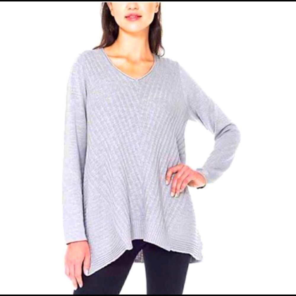 Beatrix Ost V-Neck Long Sleeved Ribbed Pullover S